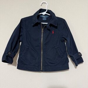 Polo Ralph Lauren Toddler Boy Navy Chino Jacket 2T Preppy Classic